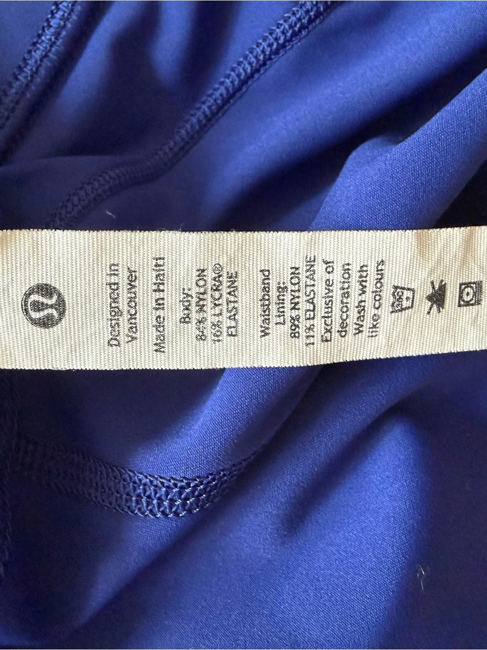 Lululemon Fast and Free High Rise Crop 23 in Larkspur (Blue) Women’s Size 6